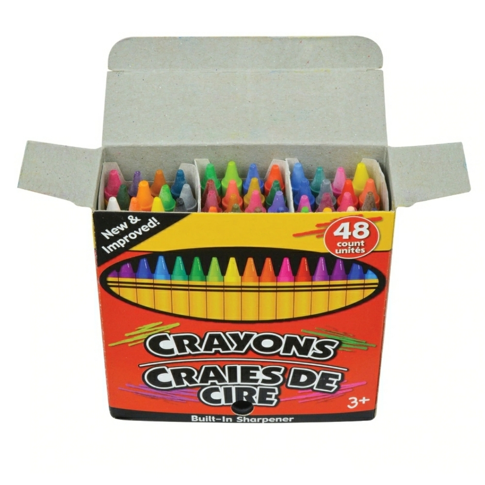 Jot | Set of 48 Crayons | New Coloring Supplies